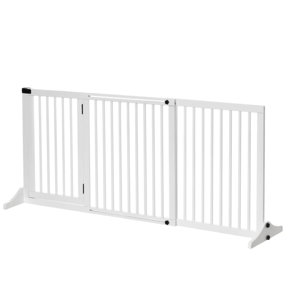PawHut Dog Gate ρυθμιζόμενο μέγεθος με 3 πάνελ PawHut Dog Gate ρυθμιζόμενο μέγεθος με 3 πάνελ