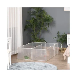 Πολυμορφικό Κλουβί - Πάρκο Εκπαίδευσης Κατοικίδιου 105 x 105 x 45 cm PawHut D06-101 - Image 3