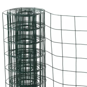 PawHut Συρματοπλέγμα κήπου με επίστρωση PVC για φράχτες εξωτερικού χώρου, 500x91cm, πράσινο D06-134 - Image 6