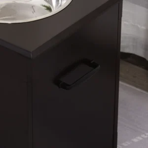 PawHut Raised Dog Bowl Hold with 2 Bowls Φ24cm από ανοξείδωτο ατσάλι D08-021CF - Image 6