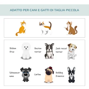 PawHut Oxford Πτυσσόμενη θήκη για κατοικίδια με αφαιρούμενο μαξιλάρι που πλένεται και τσάντα μεταφοράς, 46x36x41 cm D1-0154 - Image 6