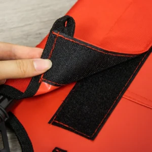 PawHut Raised Bed for Large Dogs with Mesh Fabric, Μέγιστο Βάρος 30kg, 91,5x76,2x18 cm, Κόκκινο D1-0238 - Image 6