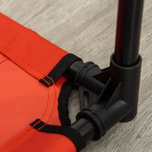 PawHut Raised Bed for Large Dogs with Mesh Fabric, Μέγιστο Βάρος 30kg, 91,5x76,2x18 cm, Κόκκινο D1-0238 - Image 7