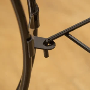 PawHut Indoor Steel and Wood Bird Cage με δίσκο, 4 ρόδες και πέρκα, 50x49x137cm D10-076BK - Image 7