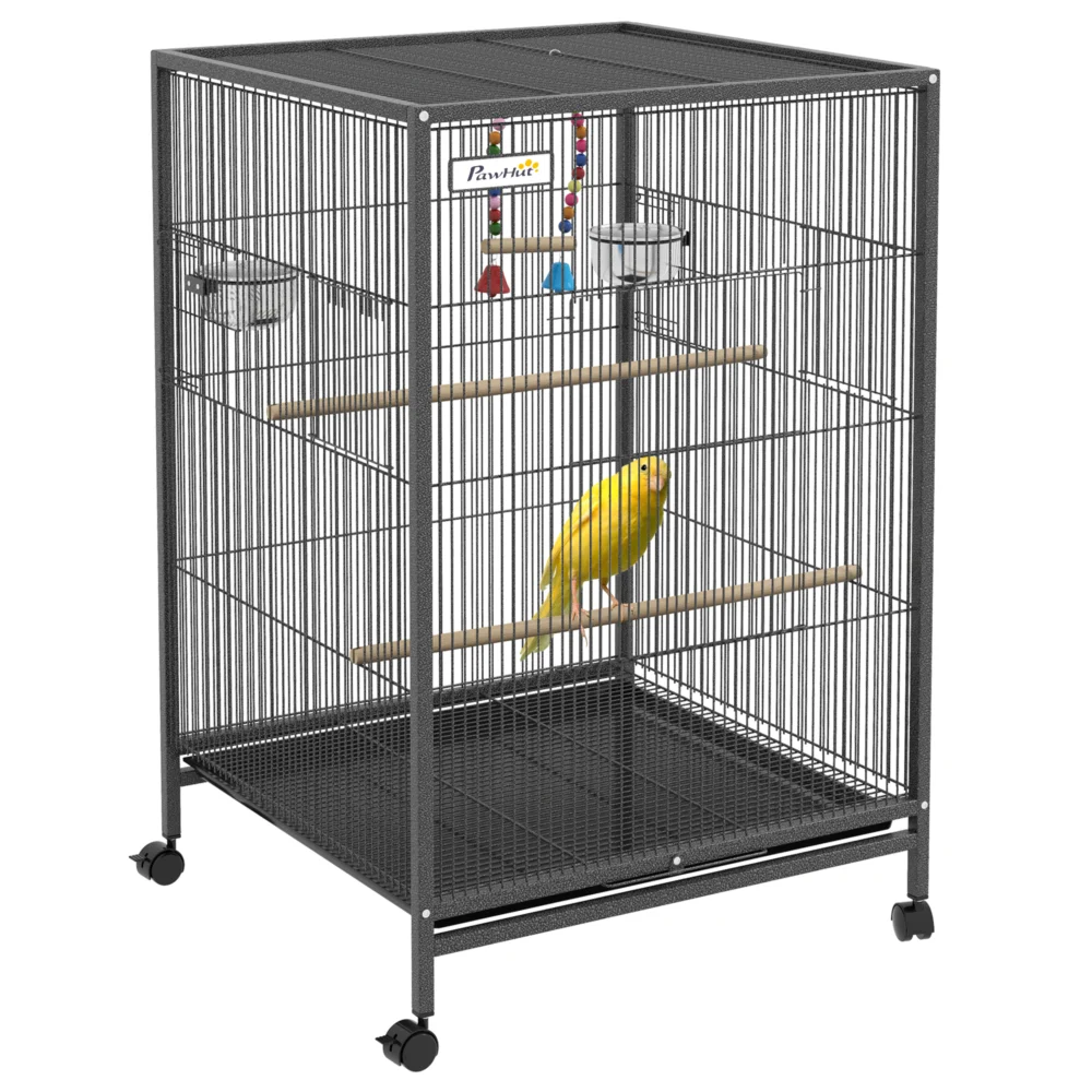 PawHut Bird Cage από ατσάλι και PP με 5 πόρτες PawHut Bird Cage από ατσάλι και PP με 5 πόρτες