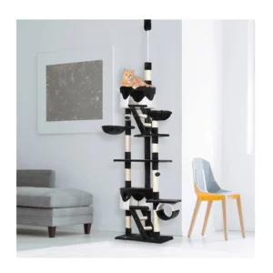 Δέντρο Γάτας - Ονυχοδρόμιο 60 x 45 x 240-260 cm PawHut D30-093WT - Image 4