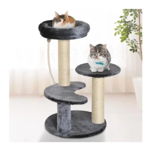 Δέντρο Γάτας - Ονυχοδρόμιο 40 x 65 cm Χρώματος Σκούρο Γκρι PawHut D30-202GY - Image 7