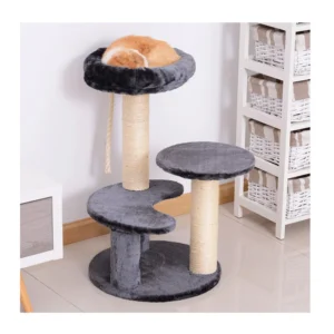Δέντρο Γάτας - Ονυχοδρόμιο 40 x 65 cm Χρώματος Σκούρο Γκρι PawHut D30-202GY - Image 8