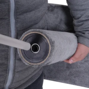 Δέντρο ξύσιμο 4 επιπέδων με ρυθμιζόμενο ύψος, σε μοριοσανίδα, βελούδινο και σιζάλ, 40x34x230-260 cm, γκρι D30-209GY - Image 7