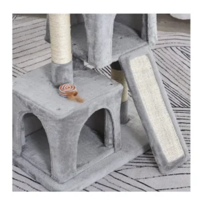 Δέντρο Γάτας - Ονυχοδρόμιο 83 x 59 x 39 cm Χρώματος Γκρι PawHut D30-286CG - Image 2
