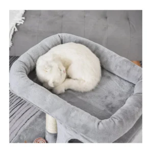 Δέντρο Γάτας - Ονυχοδρόμιο 83 x 59 x 39 cm Χρώματος Γκρι PawHut D30-286CG - Image 3