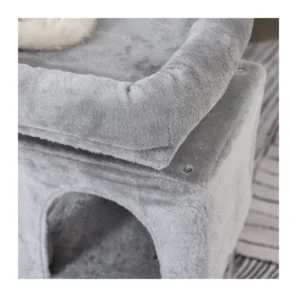 Δέντρο Γάτας - Ονυχοδρόμιο 83 x 59 x 39 cm Χρώματος Γκρι PawHut D30-286CG - Image 5