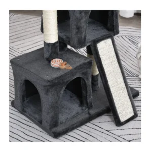 Δέντρο Γάτας - Ονυχοδρόμιο 83 x 59 x 39 cm Χρώματος Σκούρο Γκρι PawHut D30-286GY - Image 2