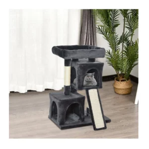 Δέντρο Γάτας - Ονυχοδρόμιο 83 x 59 x 39 cm Χρώματος Σκούρο Γκρι PawHut D30-286GY - Image 6