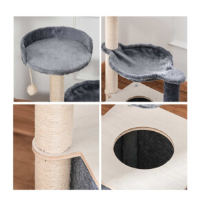 Δέντρο Γάτας - Ονυχοδρόμιο 48 x 34 x 95 cm PawHut D30-359 - Image 2