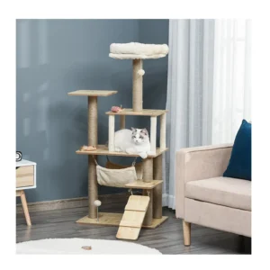 Δέντρο Γάτας - Ονυχοδρόμιο 60 x 40 x 130 cm PawHut D30-367 - Image 3