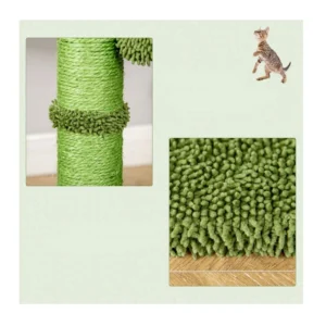 Δέντρο Γάτας - Ονυχοδρόμιο Κάκτος με Αιώρα 40 x 40 x 96 cm PawHut D30-451 - Image 2