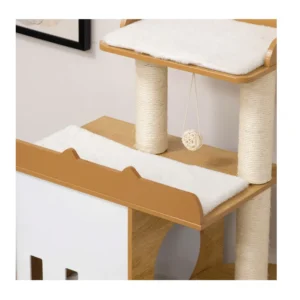 Ξύλινο Δέντρο Γάτας - Ονυχοδρόμιο 60 x 48 x 133 cm PawHut D30-623V00AK - Image 2