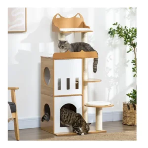 Ξύλινο Δέντρο Γάτας - Ονυχοδρόμιο 60 x 48 x 133 cm PawHut D30-623V00AK - Image 3