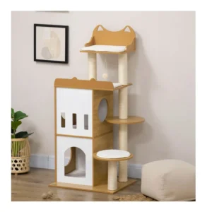 Ξύλινο Δέντρο Γάτας - Ονυχοδρόμιο 60 x 48 x 133 cm PawHut D30-623V00AK - Image 4