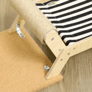 PawHut Cat Hammock with Cat Scratching Posts Cactus Design 2 in 1 for Indoor, 88,5x31,5x76,5 cm D30-676V01CF - Image 6