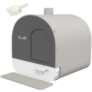 PawHut Κλειστό κουτί απορριμμάτων γατών με φίλτρα