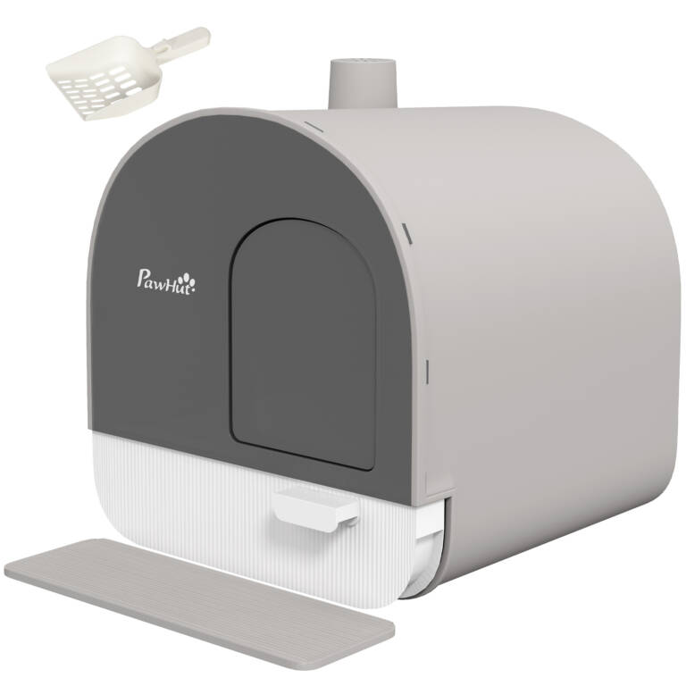 PawHut Κλειστό κουτί απορριμμάτων γατών με φίλτρα