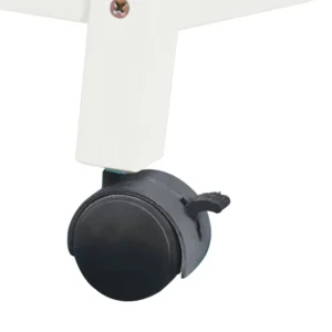 Ξύλινο Τροχήλατο Κλουβί Κουνελιών με 2 Επίπεδα 91.5 x 53.3 x 73 cm PawHut D51-124GY - Image 6