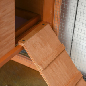 PawHut Προκατασκευασμένο ξύλινο κοτέτσι με φωλιά για εκκόλαψη και μικρό σπίτι με αφαιρούμενο δίσκο D51-143 - Image 7