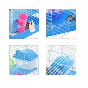 Κλουβί για Χάμστερ με Αξεσουάρ 37 x 46 x 30 cm PawHut D51-213 - Image 2