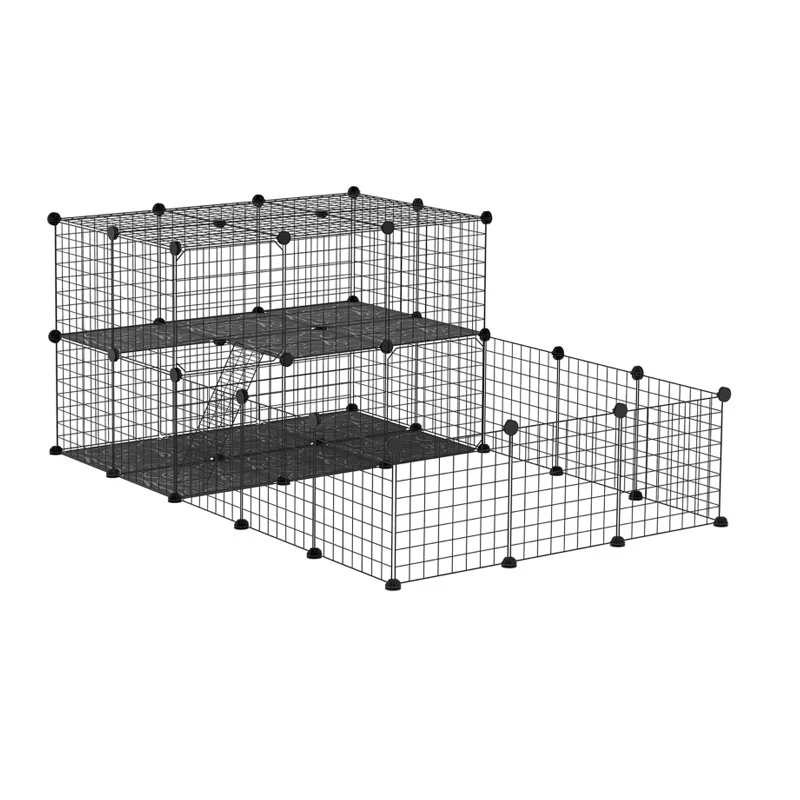 Πολυμορφικό Κλουβί - Πάρκο Εκπαίδευσης Κατοικίδιου με 33 Πάνελ 105 x 70 x 35 cm PawHut D51-254 Πολυμορφικό Κλουβί - Πάρκο Εκπαίδευσης Κατοικίδιου με 33 Πάνελ 105 x 70 x 35 cm PawHut D51-254