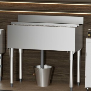 VEVOR Εμπορικός Κάδος Πάγου 95.3 L Κάτω από τον Πάγκο με Συρόμενο Καπάκι για Κουζίνες DBCBX1936INC3TXL0V0 - Image 7