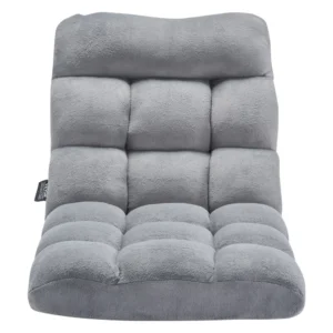 Πολυθρόνα Δαπέδου με Στήριξη Πλάτης και 14 Ρυθμιζόμενες Θέσεις 103 x 57 x 15 cm Γκρι DBYWFSCGK000ORDFAV0 Vevor - Image 8