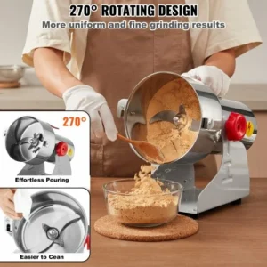 Ηλεκτρικός Μύλος Μπαχαρικών VEVOR 1000g Υψηλής Ταχύτητας  DDDPSGWYMJ10GU5ZEV2 - Image 5