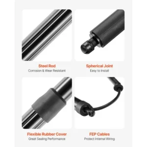 VEVOR 2 Τεμάχια Πίσω Υδραυλικοί Αποσβεστήρες Πόρτας Συμβατοί με τη Σειρά VM Sharan 2010-2023 DDZCG2JSCDL2COALLV9 - Image 6