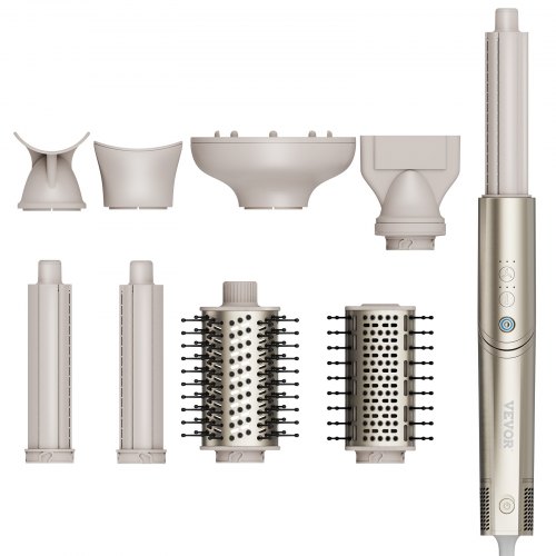 VEVOR  Σετ Μασιάς 8 σε 1 Κεραμική 1.25" για Όλους τους Τύπους Μαλλιών DGNJFBDGNJFBVNEC2V2