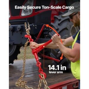 VEVOR Δετικό Αλυσίδας με Καστάνια 3/8" x 10' G80 για Μεταφορά Φορτίου DLTJLLJQ8JT19ZN6N001V0 - Image 5