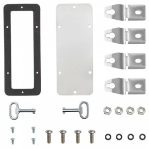 VEVOR  Ανοξείδωτο Κουτί NEMA 4X, 12x12x8'', IP66 Αδιάβροχο & Ανθεκτικό στη Σκόνη, με Πλάκα Στήριξης DQX304BXG12128001V0 - Image 8