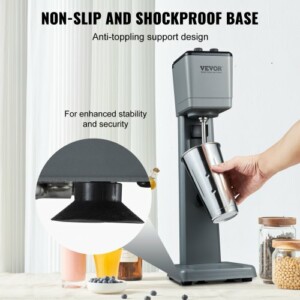 Μηχανή Παρασκευής Μιλκσέικ VEVOR 375W Ανοξείδωτη Blender Ποτών  DTNXJHABS375WK7HDV2 - Image 4