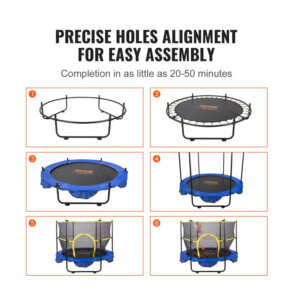 Παιδικό Τραμπολίνο με Εσωτερικό Προστατευτικό Δίχτυ 152 cm VEVOR DWYXBC5YCDWYPRW3SV0 - Image 7
