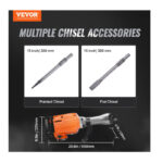 Ηλεκτρικό Κατεδαφιστικό Πιστολέτο 66J HEX 2200 W VEVOR DXDHYCPZJZKJ1XQ8GV2 - Image 9