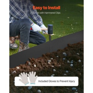 VEVOR Σετ 3 Μεταλλικών Διαχωριστικών Κατά Μήκος 40x8εκ Ανθεκτικά στη Σκουριά DXGJSPZ3PCS4JUPE7V0 - Image 4