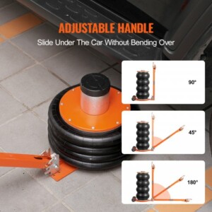 VEVOR Αεροϋδραυλικός Γρύλος 6 Τόνων για Αυτοκίνητα με Αυξημένη Στήλη DZGZQNQJDHS6FM4X3V0 - Image 4