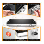 Ηλεκτρικός Θερμαινόμενος Δίσκος Σερβιρίσματος 300 W 64 x 36 x 6.5 cm Costway ES10259DE-DK - Image 2