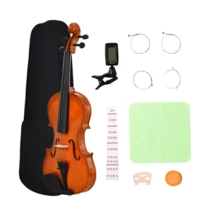 Κλασικό Βιολί 4/4 με Δοξάρι και Θήκη Μεταφοράς HOMCOM F30-001 - Image 6