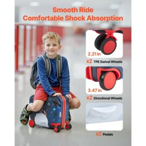 VEVOR Παιδική Βαλίτσα-Σκούτερ 18 ιντσών με Ρόδες FDDQXXLXXLK1Y8UF6001V0 - Image 3