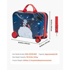 VEVOR Παιδική Βαλίτσα-Σκούτερ 18 ιντσών με Ρόδες FDDQXXLXXLK1Y8UF6001V0 - Image 6