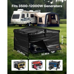 VEVOR Αδιάβροχη Κάλυψη Γεννήτριας 420D για 3500-12000W 34x24x21in FDJYXZ332351PSQ76001V0 - Image 2