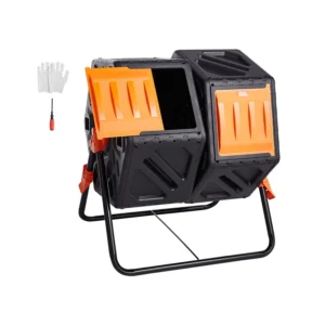 Κάδος Ταχείας Κομποστοποίησης με 2 Θαλάμους 140 Lt 785 x 605 x 795 mm VEVOR FGDFJ37JL000EYX7CV0 - Image 9