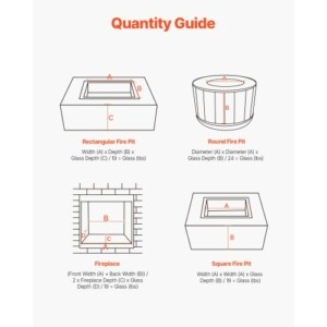 VEVOR Γυαλί για Τζάκι 1/2-Inch 10 LBS Πυρίμαχες Πέτρες - Pacific Blue FHBLFGSGHBL15R2Q0001V0 - Image 5